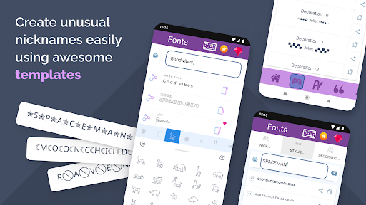 Fonts: Stylish Text Cool Fonts - عکس برنامه موبایلی اندروید