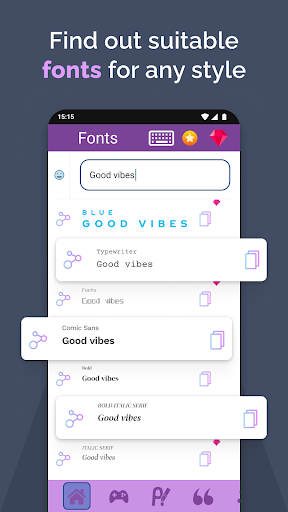 Fonts: Stylish Text Cool Fonts - عکس برنامه موبایلی اندروید