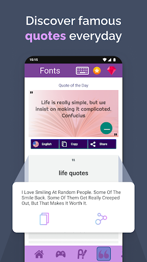 Fonts: Stylish Text Cool Fonts - عکس برنامه موبایلی اندروید