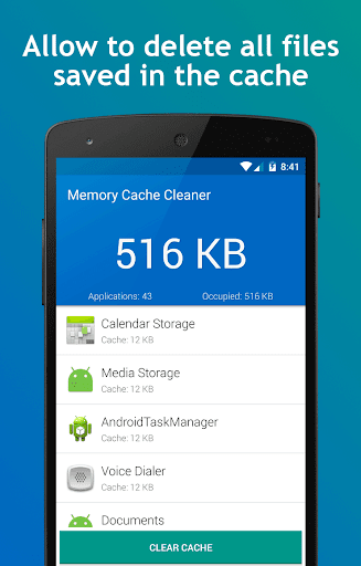 Memory Cache Cleaner - Image screenshot of android app