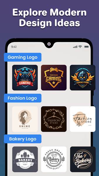 Logo Maker - Ai Logo Generator - عکس برنامه موبایلی اندروید