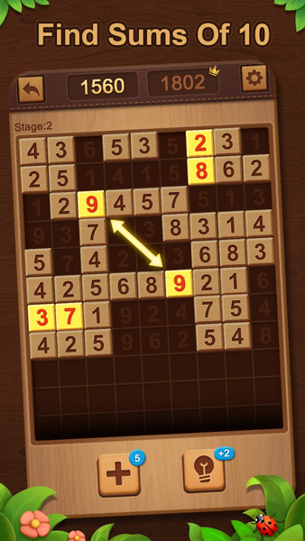 Match 10- Number match - Gameplay image of android game