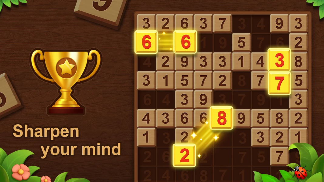 Number Match 10: Garden Puzzle - Gameplay image of android game