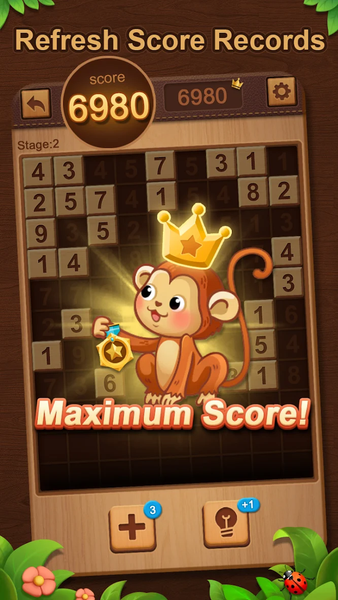 Number Match 10: Garden Puzzle - Gameplay image of android game