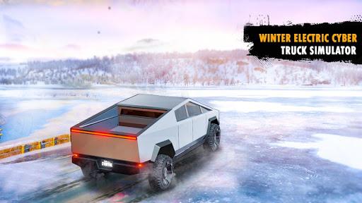 Cyber Truck Snow Drive: Pickup - عکس برنامه موبایلی اندروید