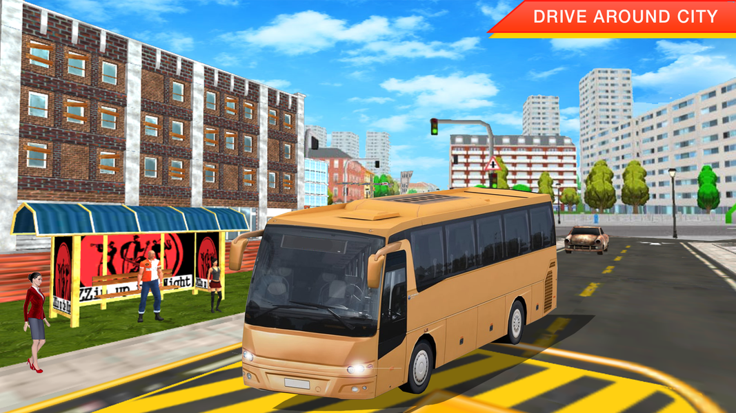 Modern City Bus Driving Game - عکس بازی موبایلی اندروید