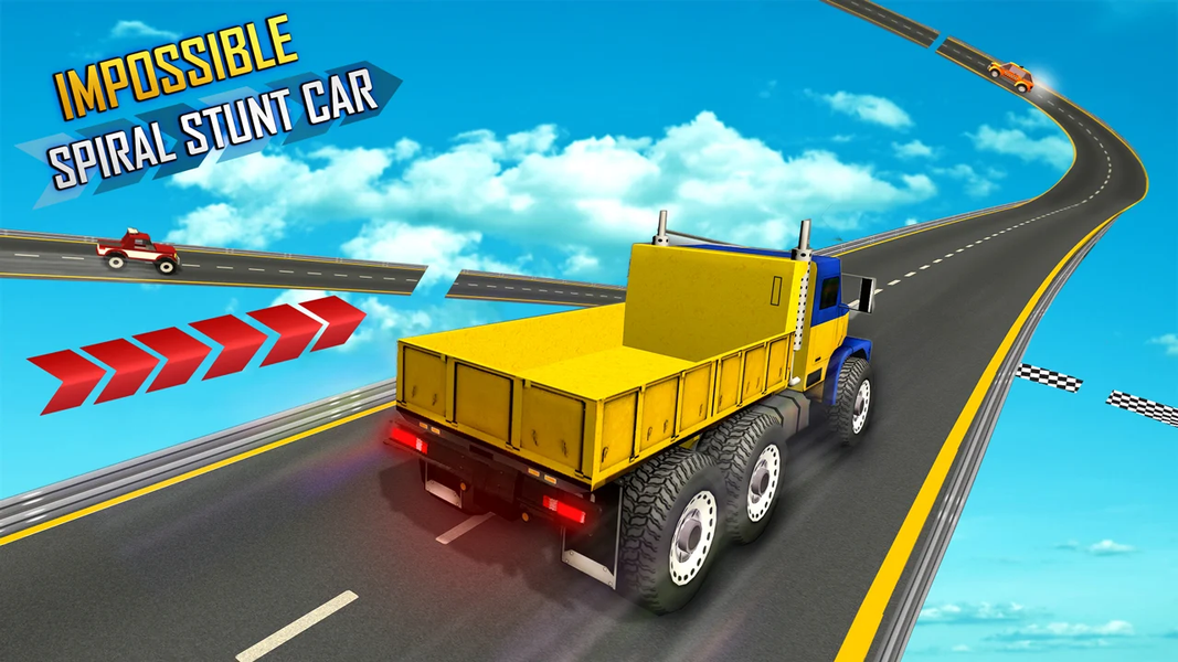 Truck Stunt Car Drive Game - عکس بازی موبایلی اندروید