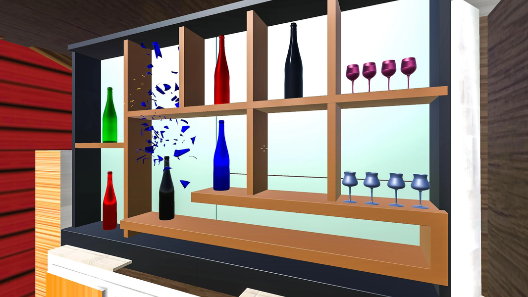 Gun Bottle Shooting game - Gameplay image of android game