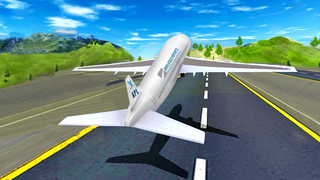 Flying planes Flight Simulator - عکس بازی موبایلی اندروید