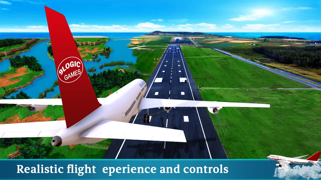 Flying planes Flight Simulator - Gameplay image of android game