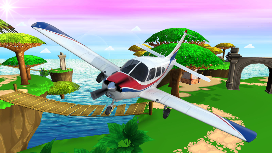 Flying planes Flight Simulator - عکس بازی موبایلی اندروید