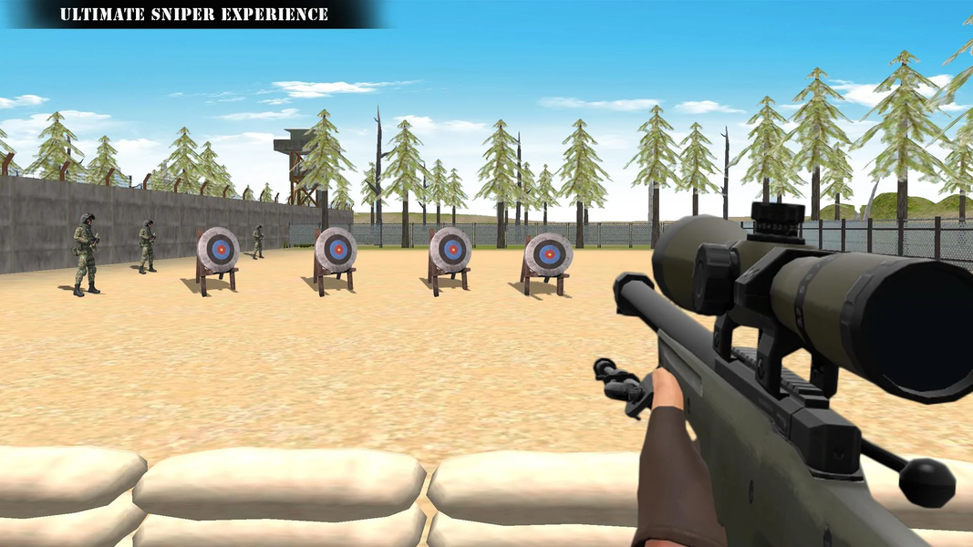 Sniper Target shooting Game - Gameplay image of android game