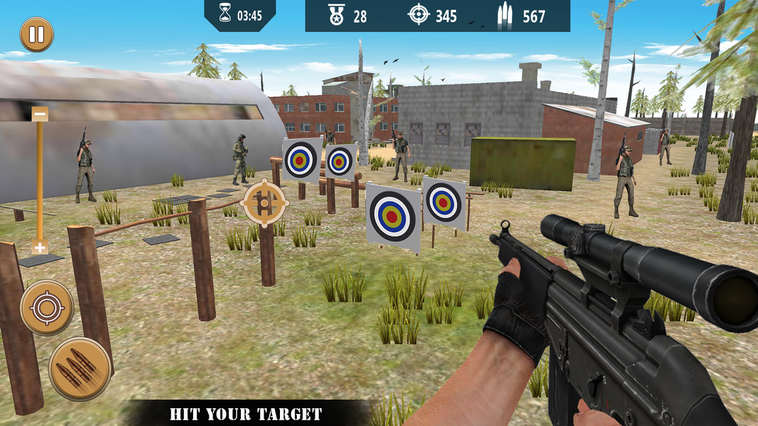 Sniper Target shooting Game - عکس بازی موبایلی اندروید