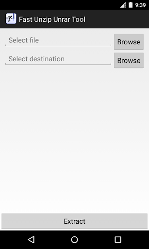 Fast Unzip Unrar Tool - Image screenshot of android app