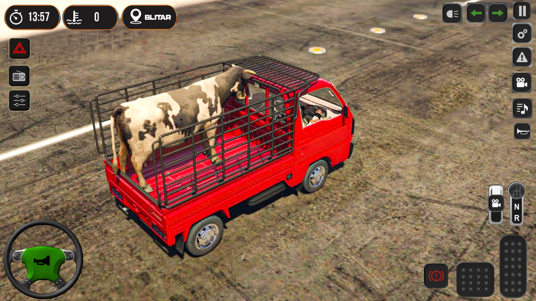 Animal Truck Transport Game 3D - Gameplay image of android game