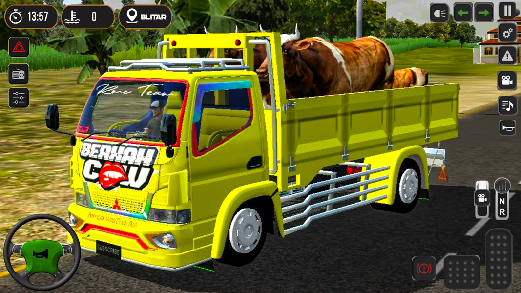 Animal Truck Transport Game 3D - Gameplay image of android game
