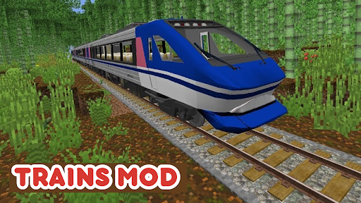 Trains mod for minecraft pe - Image screenshot of android app