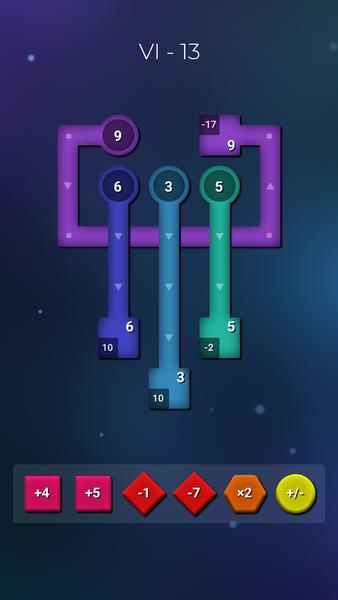 Matexo: Addictive Math Puzzle - Gameplay image of android game