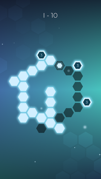 Orixo Hex - Gameplay image of android game