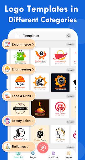 Logo Maker: Logo Designer - عکس برنامه موبایلی اندروید