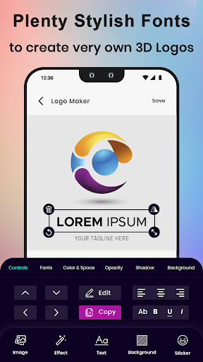 Logo Maker - Free Logo Designer, Logo Creator app - Image screenshot of android app