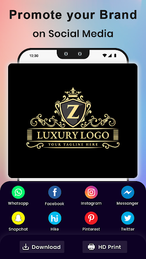 Logo Maker - Free Logo Designer, Logo Creator app - Image screenshot of android app