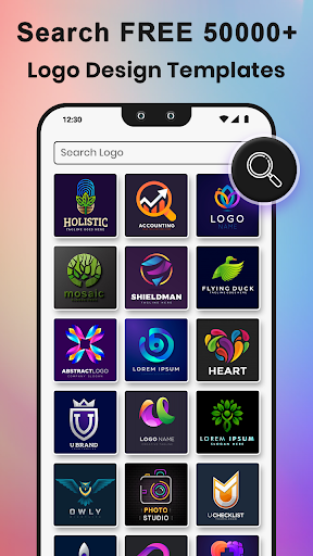 Logo Maker - Free Logo Designer, Logo Creator app - عکس برنامه موبایلی اندروید