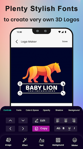 Logo Maker - Free Logo Designer, Logo Creator app - Image screenshot of android app