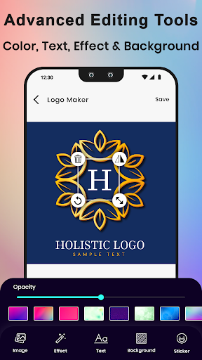 Logo Maker - Free Logo Designer, Logo Creator app - Image screenshot of android app