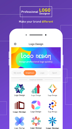 Logo Maker - Logo Design - عکس برنامه موبایلی اندروید