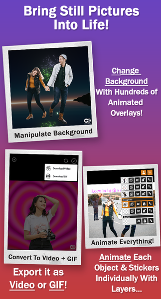 Logopit Motion: Animate Photos - عکس برنامه موبایلی اندروید