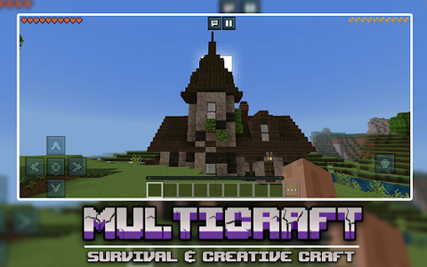 MultiCraft - Build and Mine - Survival HOUSE - gameplay part 2 (Best MCPE  COPY ??) 