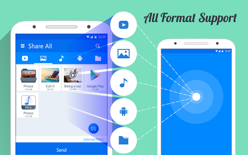 Share ALL : Transfer, Share - عکس برنامه موبایلی اندروید