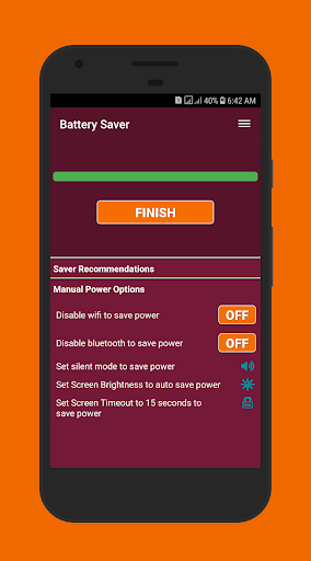 Battery Saver - Saving Modes - Image screenshot of android app