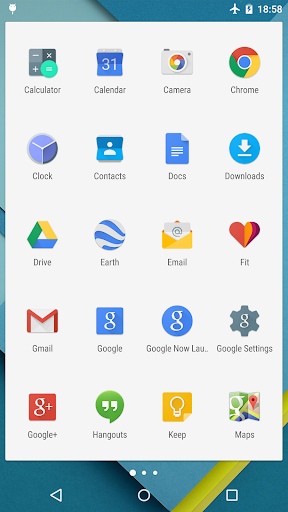 Lollipop Launcher - عکس برنامه موبایلی اندروید
