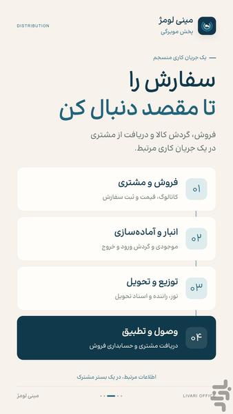 پخش مویرگی لومژ - عکس برنامه موبایلی اندروید