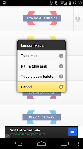 London Transport Planner - عکس برنامه موبایلی اندروید