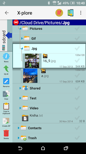 X-plore File Manager - Image screenshot of android app