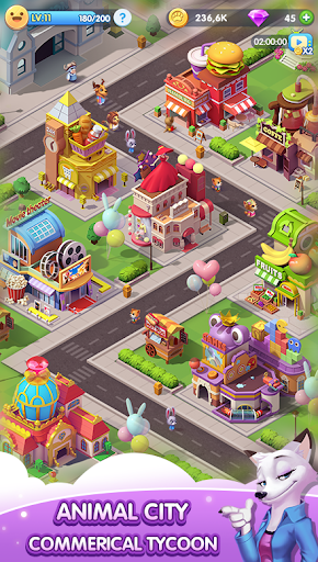 Idle Animal City - Gameplay image of android game
