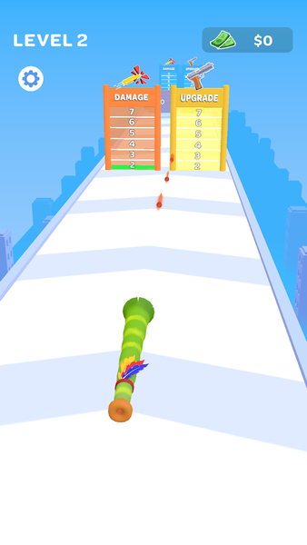Gun Run!! - Gameplay image of android game