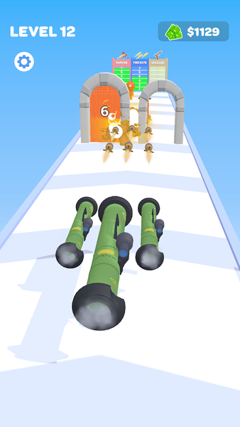 Gun Run!! - Gameplay image of android game