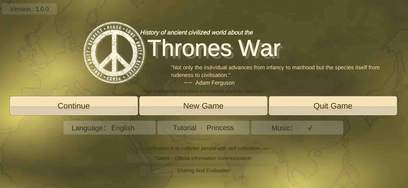 Thrones War - Gameplay image of android game