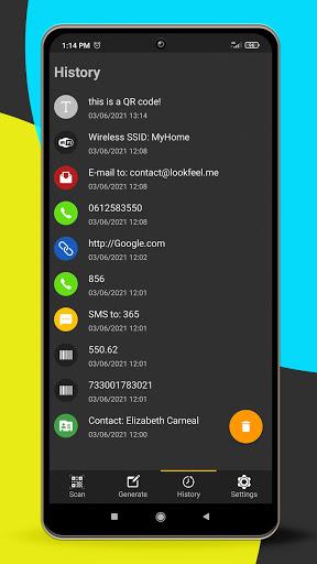 QR code reader - عکس برنامه موبایلی اندروید