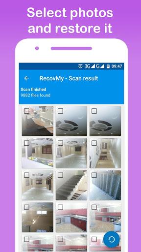 Restore Deleted Photos - RecovMy - عکس برنامه موبایلی اندروید