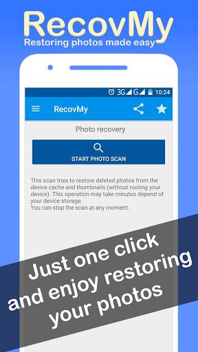 Restore Deleted Photos - RecovMy - Image screenshot of android app