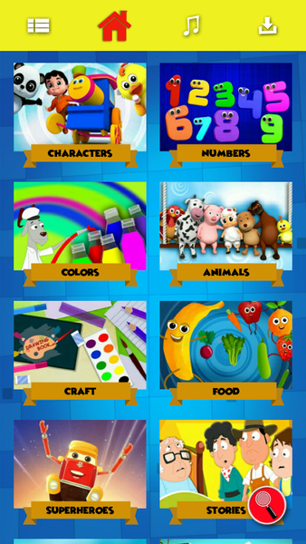 Kids Videos & Nursery Rhymes - - عکس برنامه موبایلی اندروید