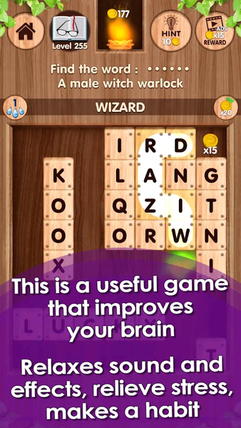 Falling Word Games - Addictive - Gameplay image of android game