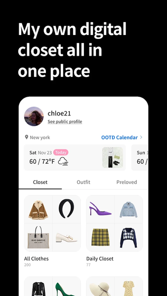 Acloset - AI Fashion Assistant - Image screenshot of android app