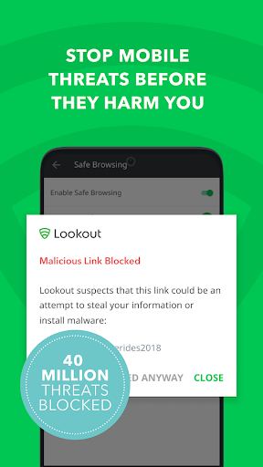 Lookout Life - Mobile Security - Image screenshot of android app