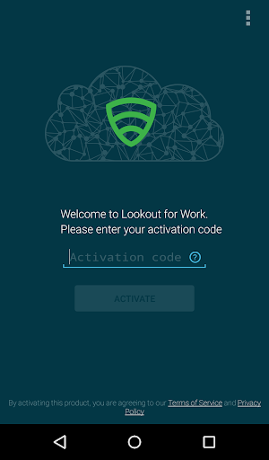 Lookout for Work - Image screenshot of android app